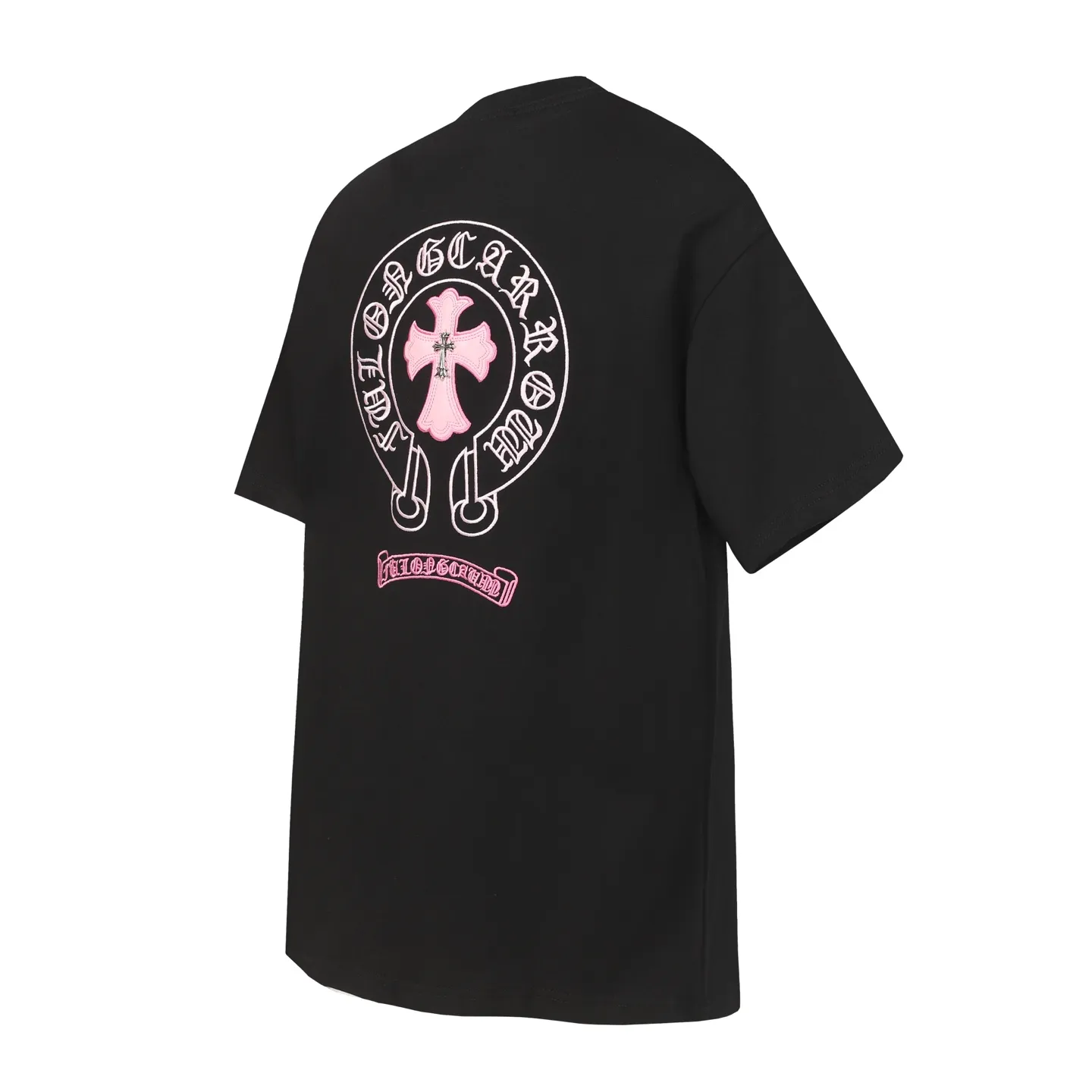 P160 Chrome Hearts CH Chrome Hearts Heavy Industry Horseshoe Sanskrit appliqué embroidered short-sleeved T-shirt. Use imported Tajima machine embroidery. Correct configuration. Black 2025 Chrome Hearts ZP packaging bag. 240 grams of custom-dyed double yarn cotton. Large version. Loose and stylish. Differentiated from low version, slim and long version with upper body and hip pull. 100% commitment: top quality. Not fast food. Highest version on the market. Top quality - different from ordinary versions on the market. If you care about quality. You must also respect the price. Absolutely zero after-sales service. The return rate so far is 0. It’s hard not to love the style. - 240g custom-dyed double yarn fabric. - Correct high-density main mark, washed tag, hand-sewn.